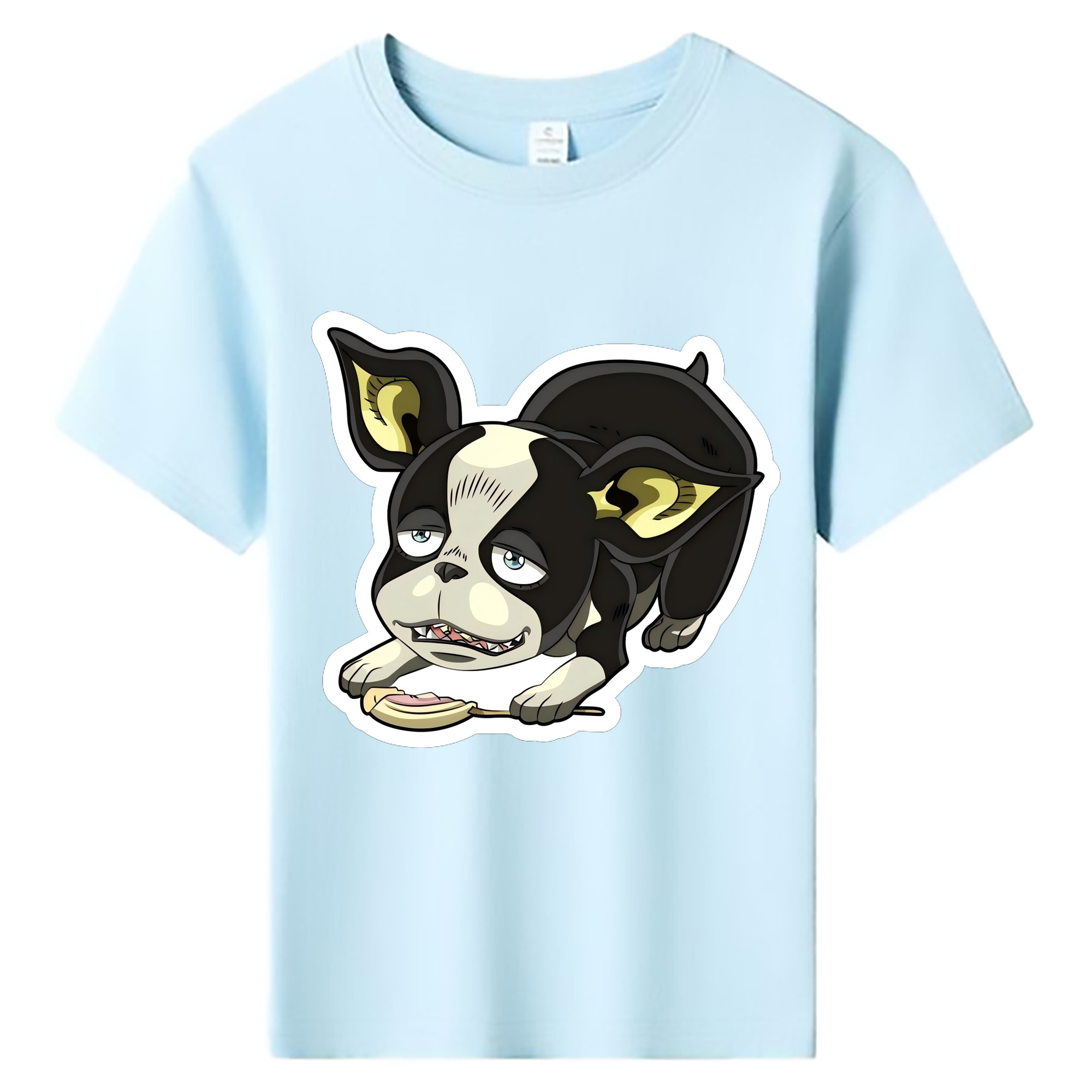 （画像用） ジョジョの奇妙な冒険 イギー JoJo's Bizarre Adventure Iggy 綿100％キッズTシャツ（フロントプリント）